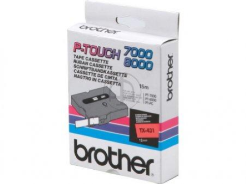BROTHER TX431 NASTRO TX NERO / ROSSO